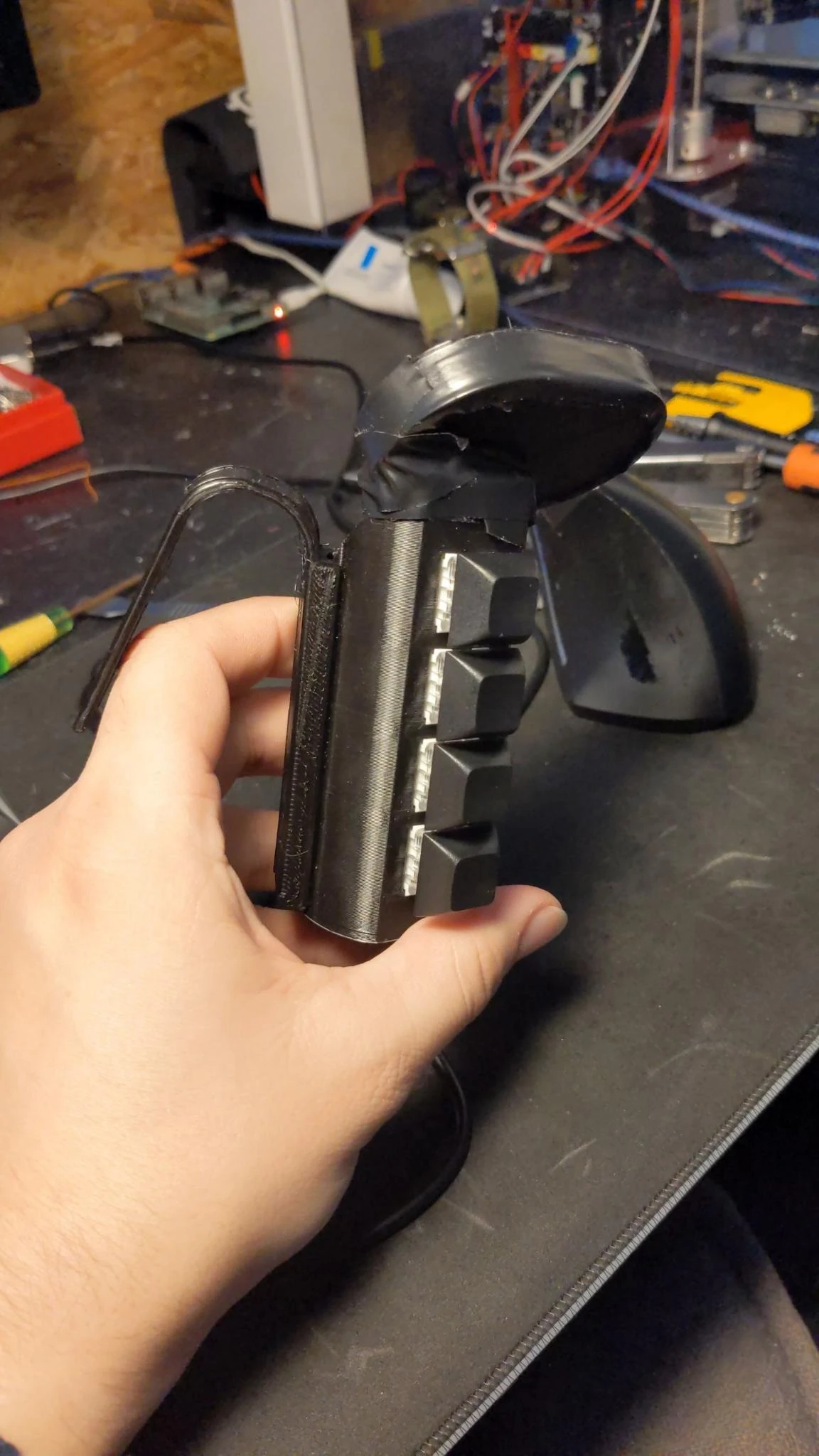 Photo de l'arrière du prototype v5